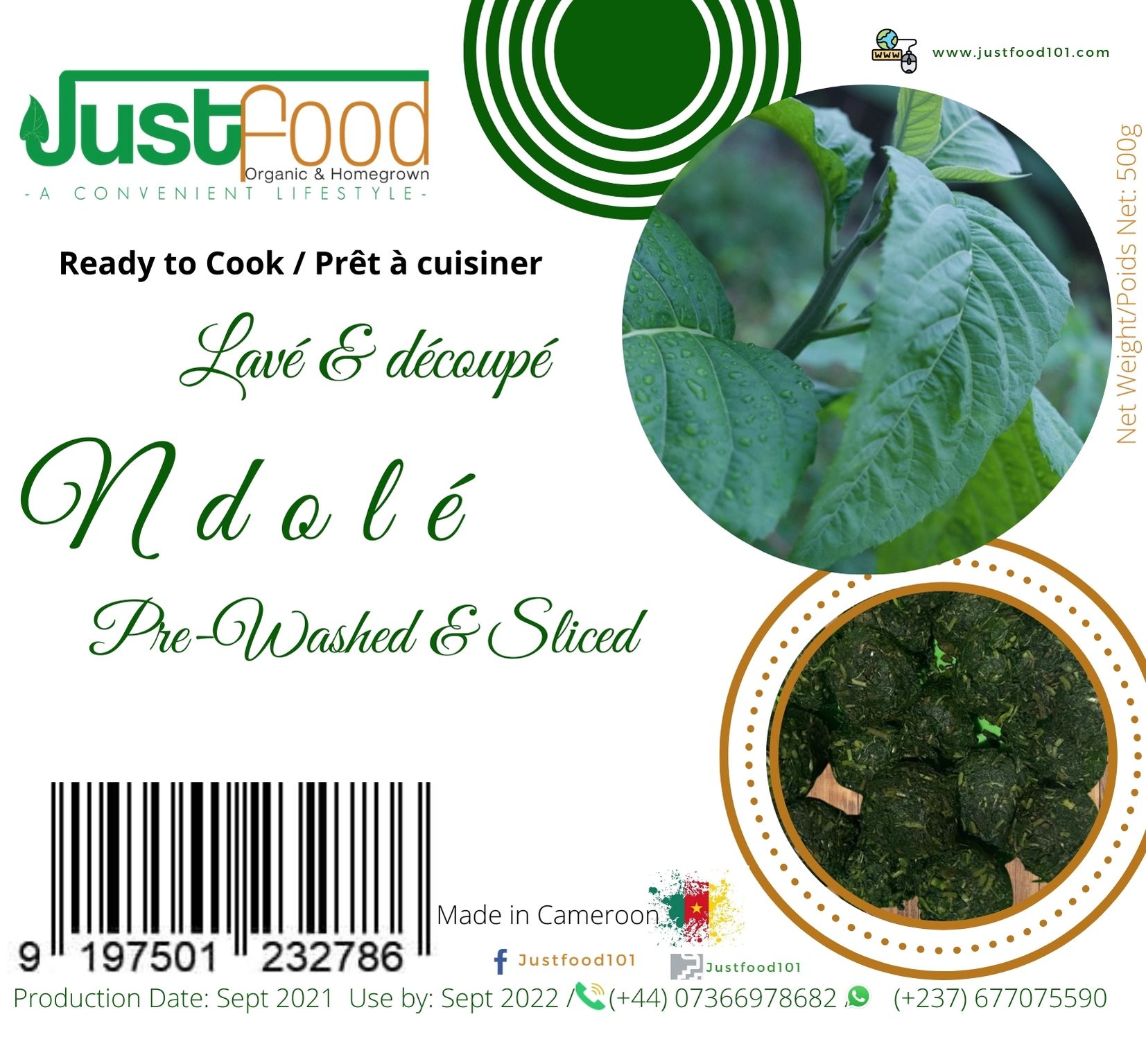 Pre-washed Ndole (Bitterleaf)